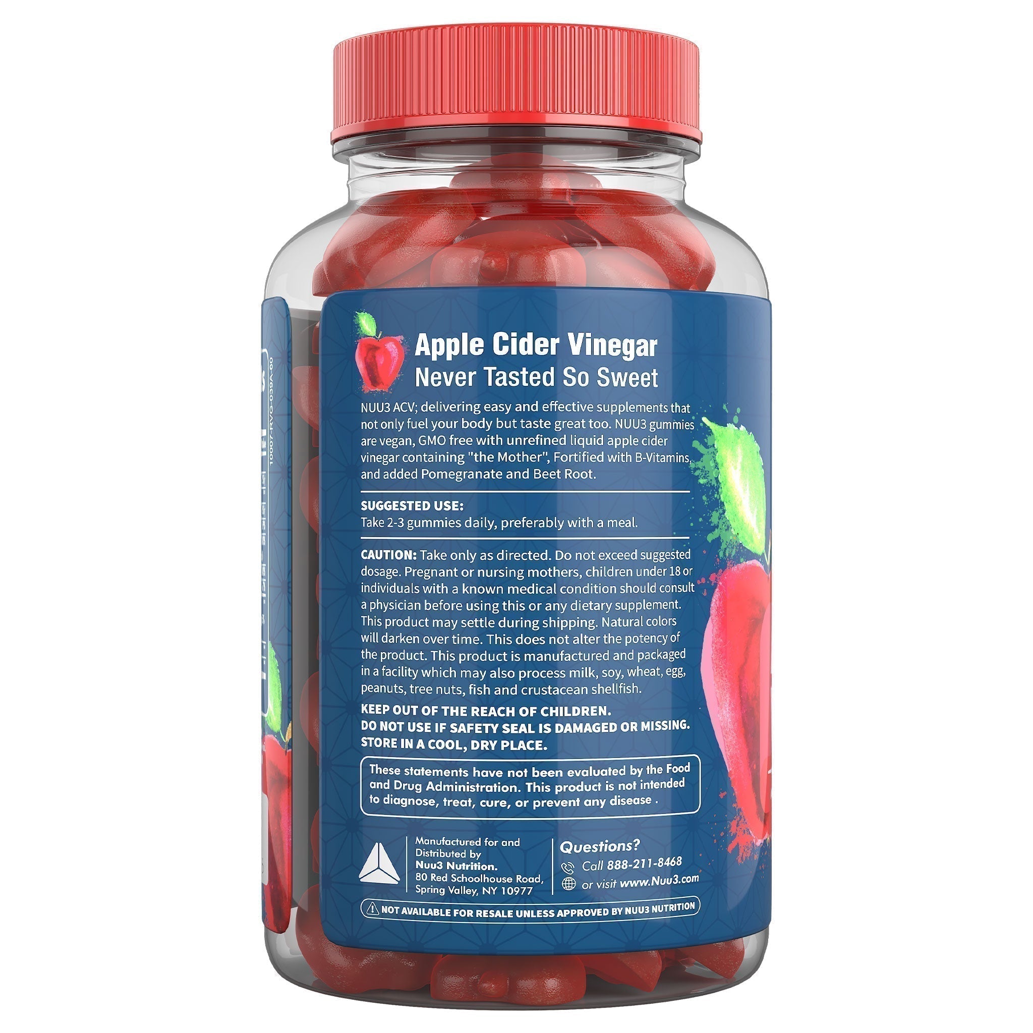 Nuu3 ACV Gummies Free (Valued $34.99) - Phenocal